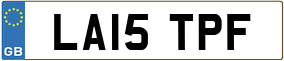 Truck License Plate